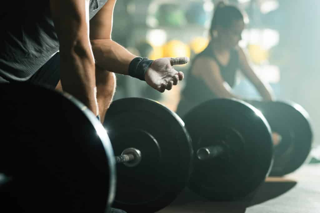 Liquid chalk voor fitness